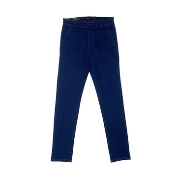 Cross Pocket Fit Jeans D03 A-1682 - Stylish Denim for Ultimate Comfort - LEMON DENIM