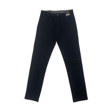 Navy Blue Cotton Chino Solid Colour A-3446