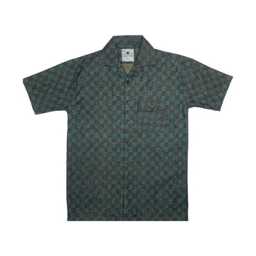 Mens Cuban Collar Half Sleeve Shirt A-2923 - Stylish Cuban Collar Half Sleeve Shirt for Men