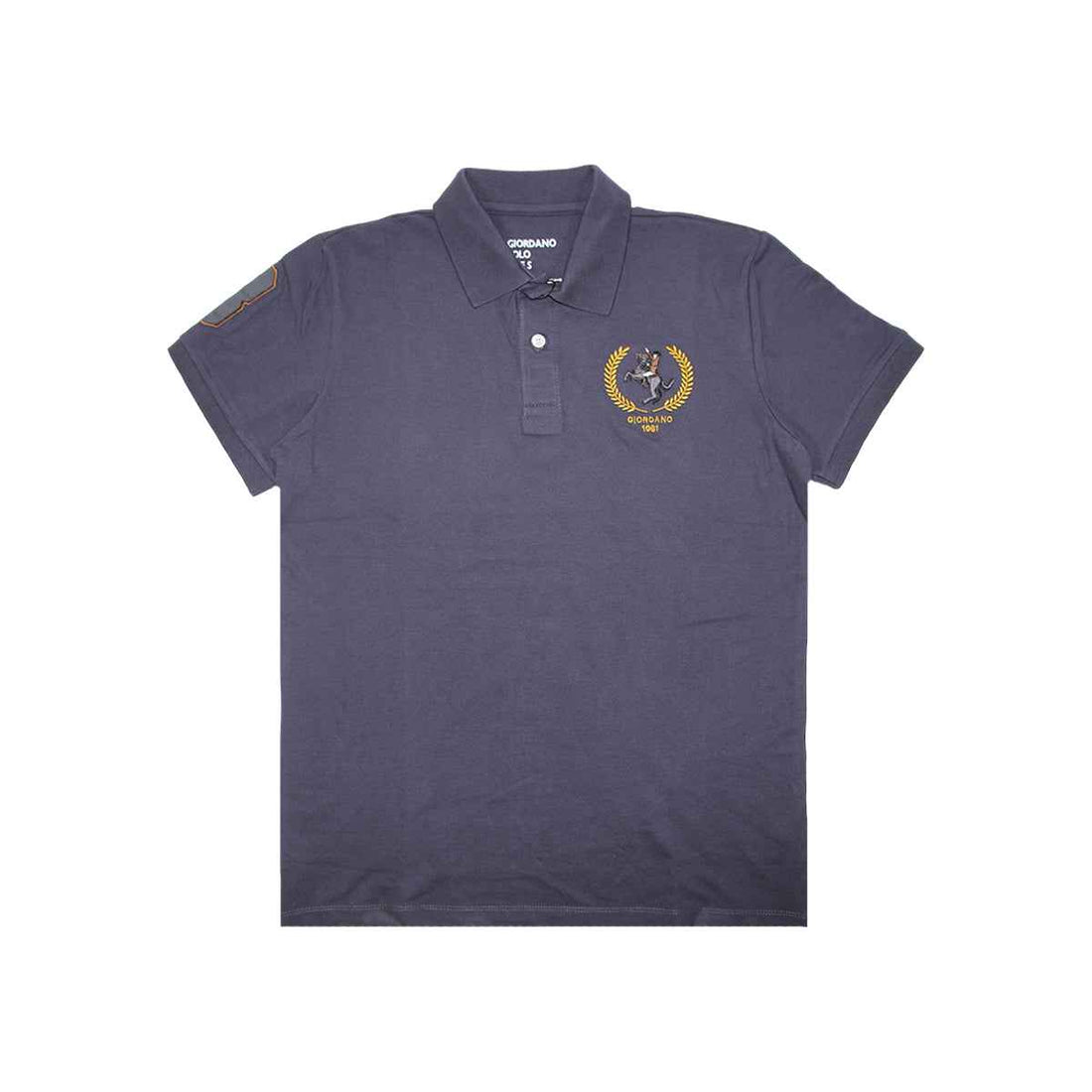 Mens Embroidered Contrast Polo (A-3460)