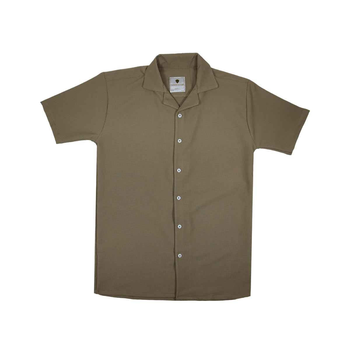 Bubble Fabric Half Sleeves Shirt (Lt-46-A-3551)