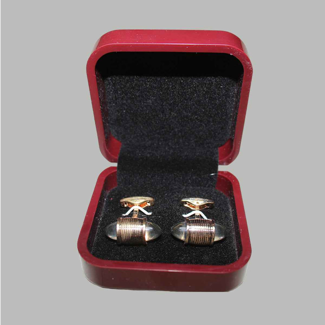 Golden Spherical Cufflinks (A-3555)