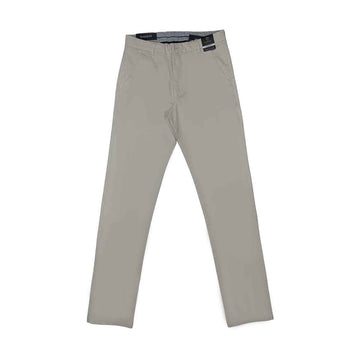 Off White Cotton Chino Pants A-3450