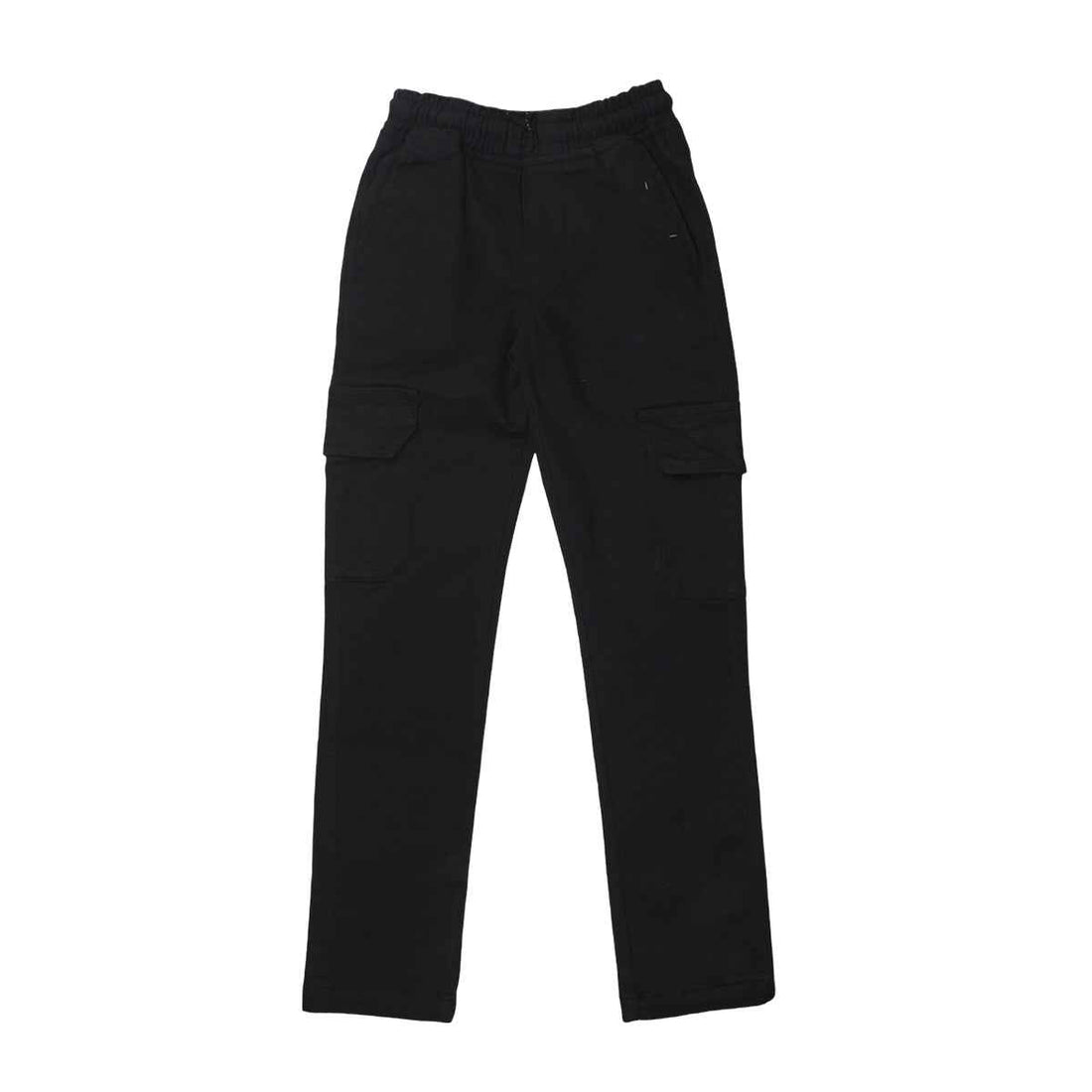Boys Six Pocket Solid Colour Cargo Pant (A-2715) - LEMON DENIM