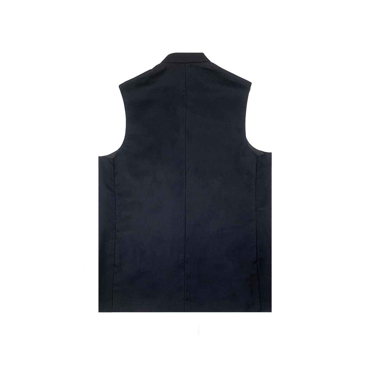 BLACK PLAIN WAISCOAT (A-2376)
