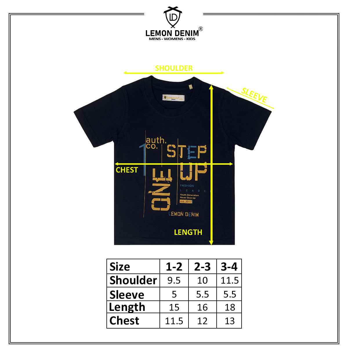 Kids Graphic T-Shirt D01 A-1540 - Trendy Designs for Children