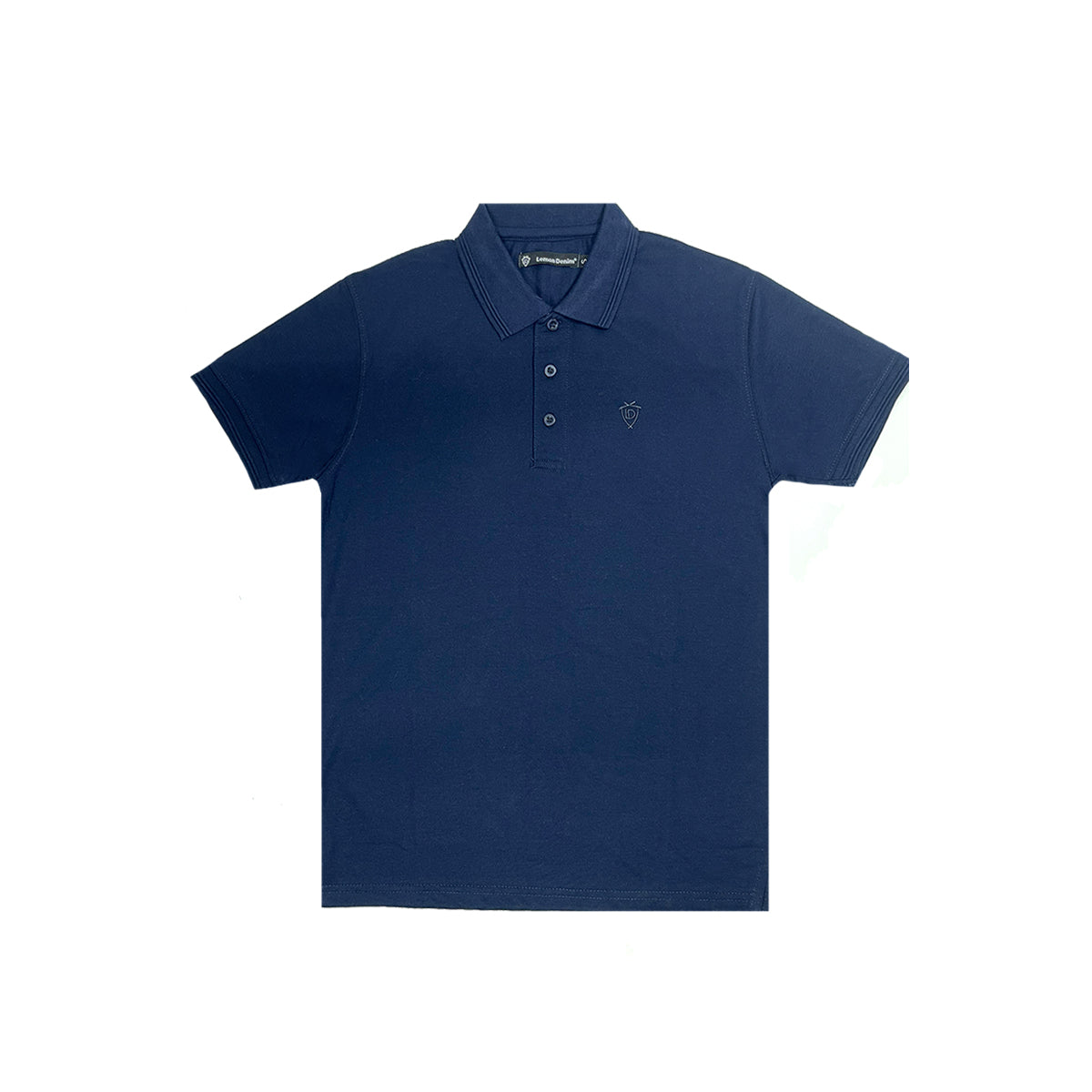 BASIC P.K FABRIC POLO (A-3408) - LEMON DENIM