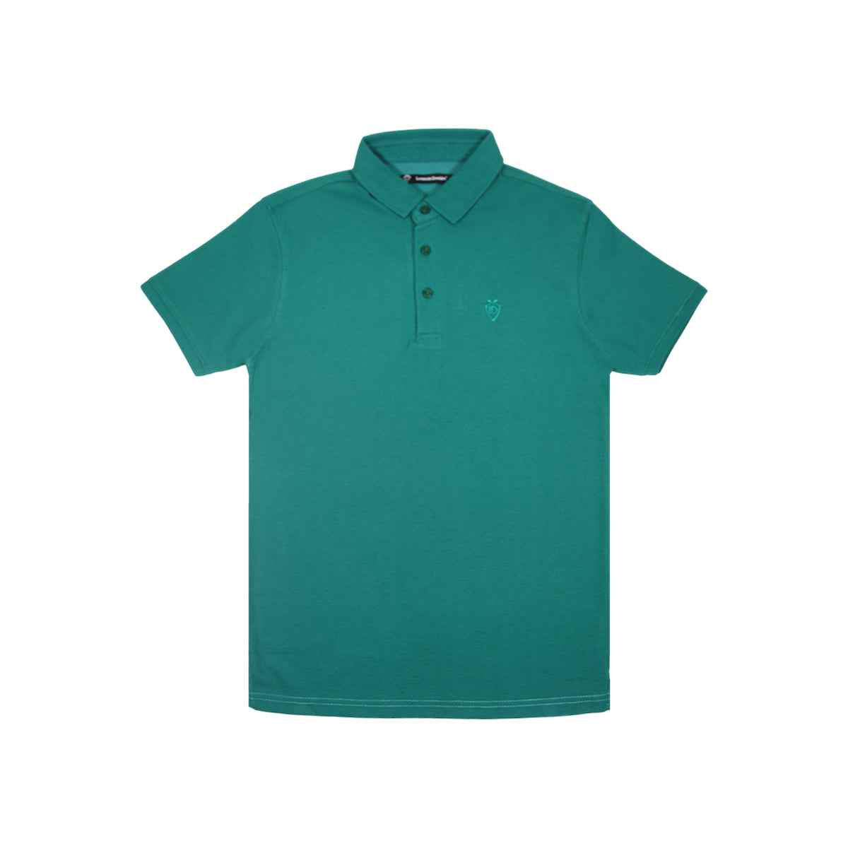 Mens Imported Plan Polo (A-3403) - LEMON DENIM