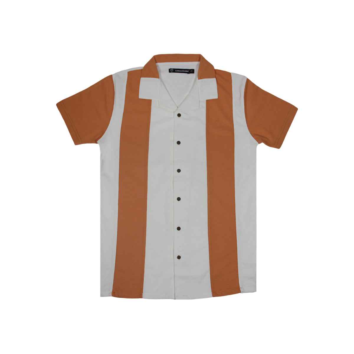 Mens Front Open Stripes Casual Shirt (A-3400)