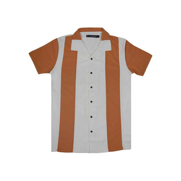 Mens Front Open Stripes Casual Shirt (A-3400)