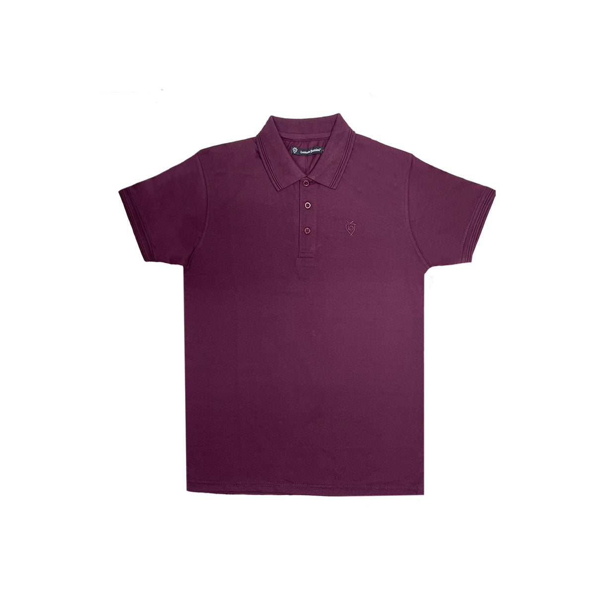 BASIC P.K FABRIC POLO (A-3408) - LEMON DENIM