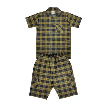 Mens Denim Printed Co-Ord Set A-2928/27