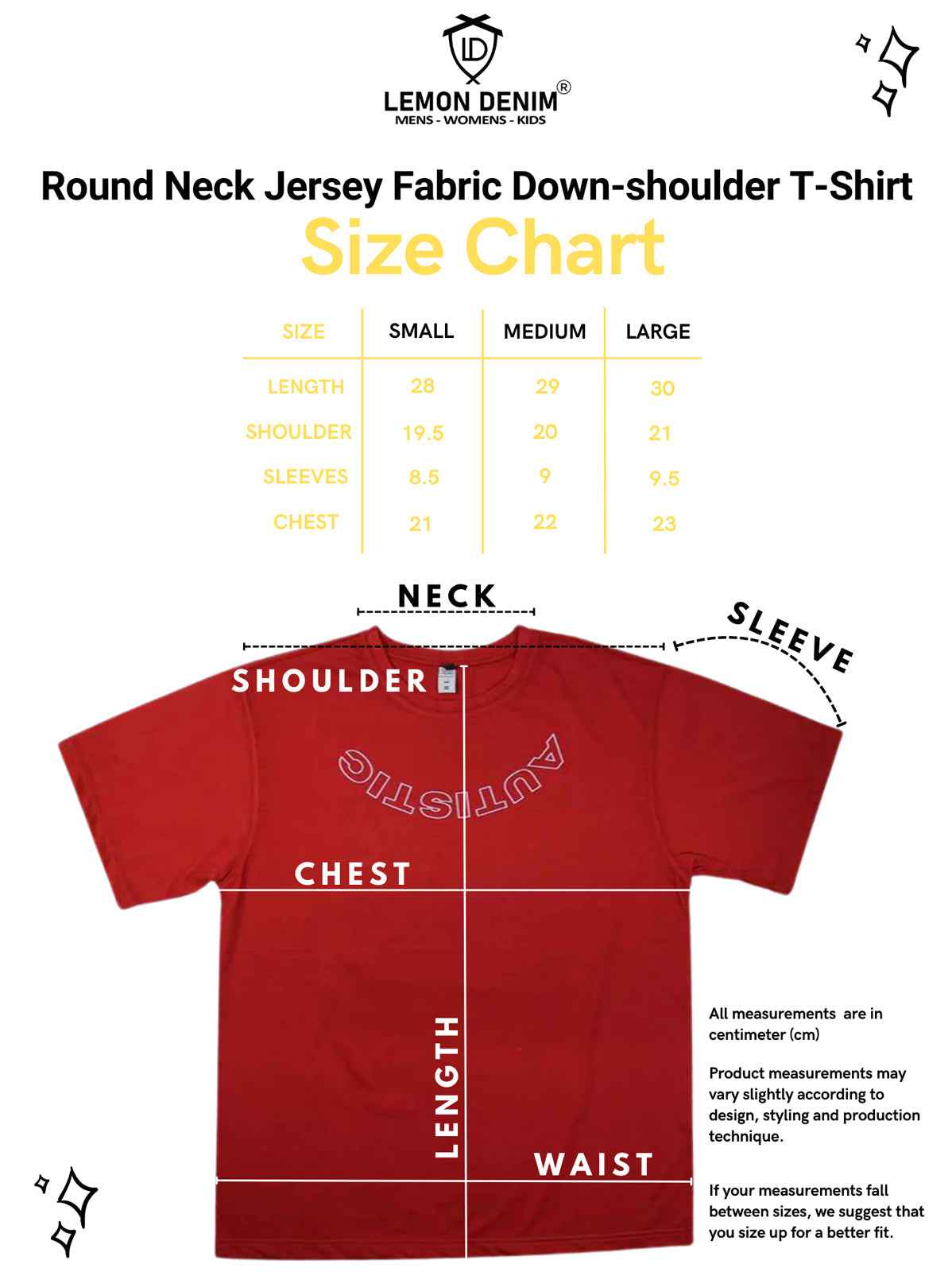 Reound Neck Jarsey Fabric T-Shirt (A-3481)
