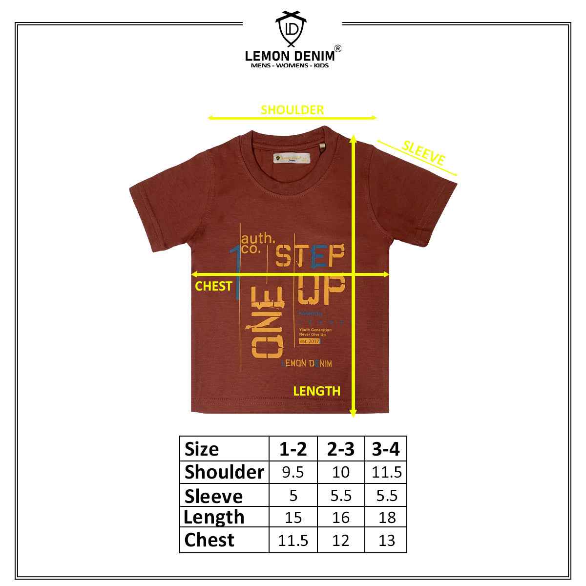 KIDS GRAPHIC TSHIRT A-1543 - Stylish Kids Graphic T-Shirt