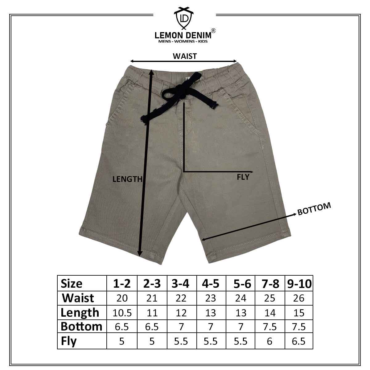 Boys Cotton Shorts A-3417
