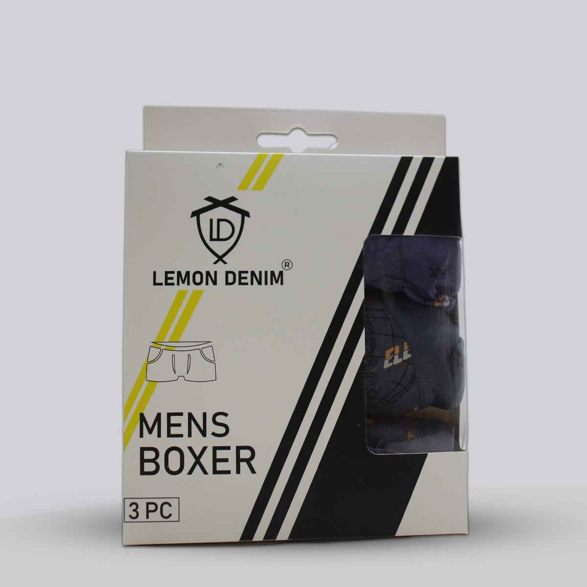 Pack of 3 World Print Boxer Pack A-2972