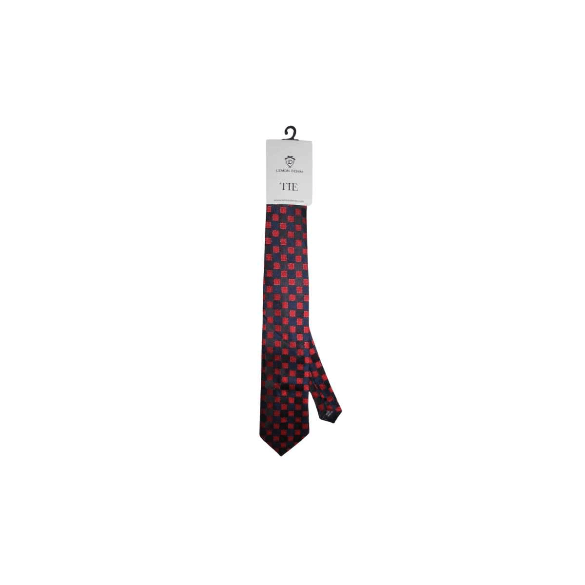 Red Designer Self Tie (A-3461) - LEMON DENIM