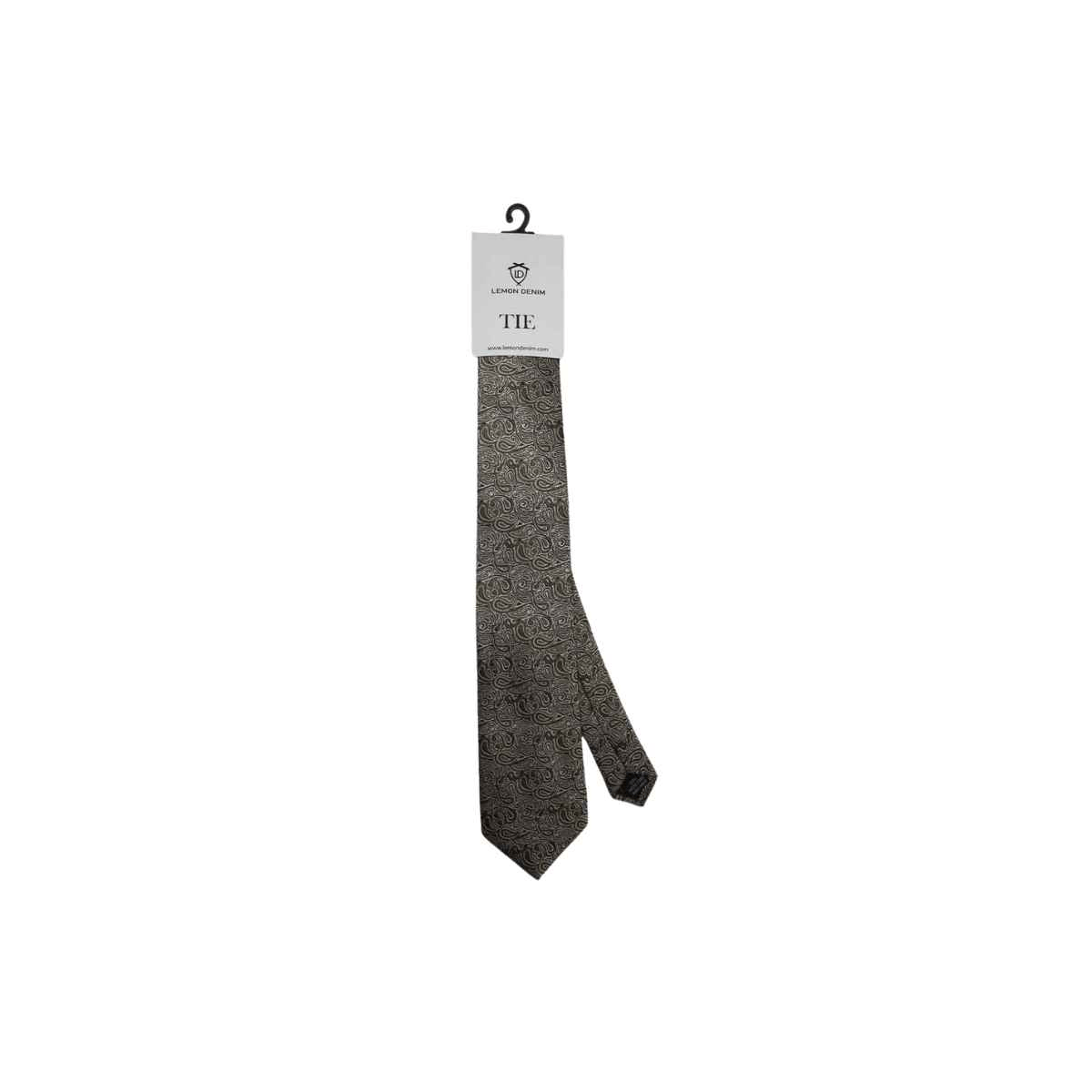 Grey Designer Self Tie (A-3511) - LEMON DENIM