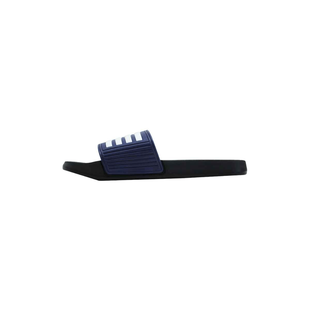 Navy Blue White Lining Slipper A-2431 - LEMON DENIM