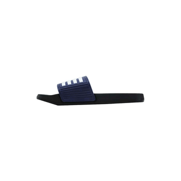 Navy Blue White Lining Slipper A-2431 - LEMON DENIM