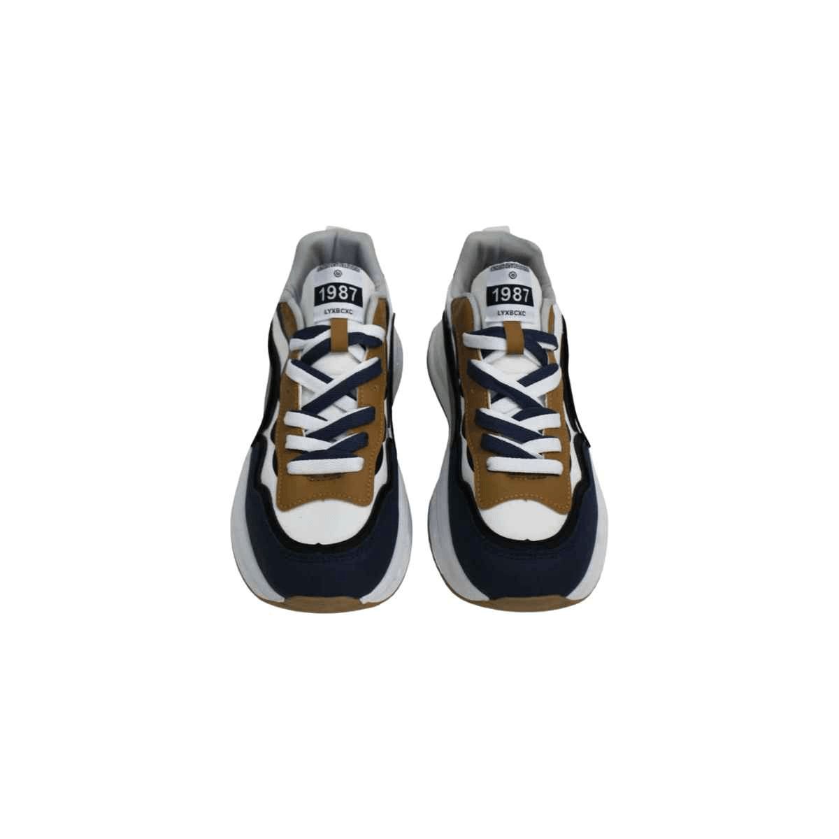 Colour Block Sneakers (A-2337) - LEMON DENIM