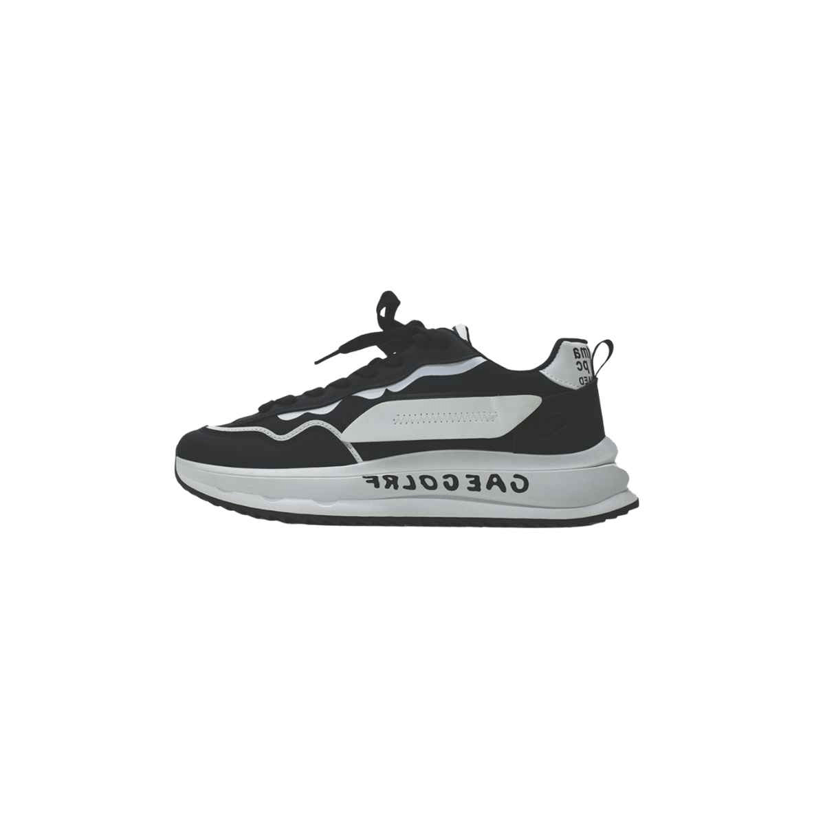 Colour Block Sneaker (A-2339) - LEMON DENIM