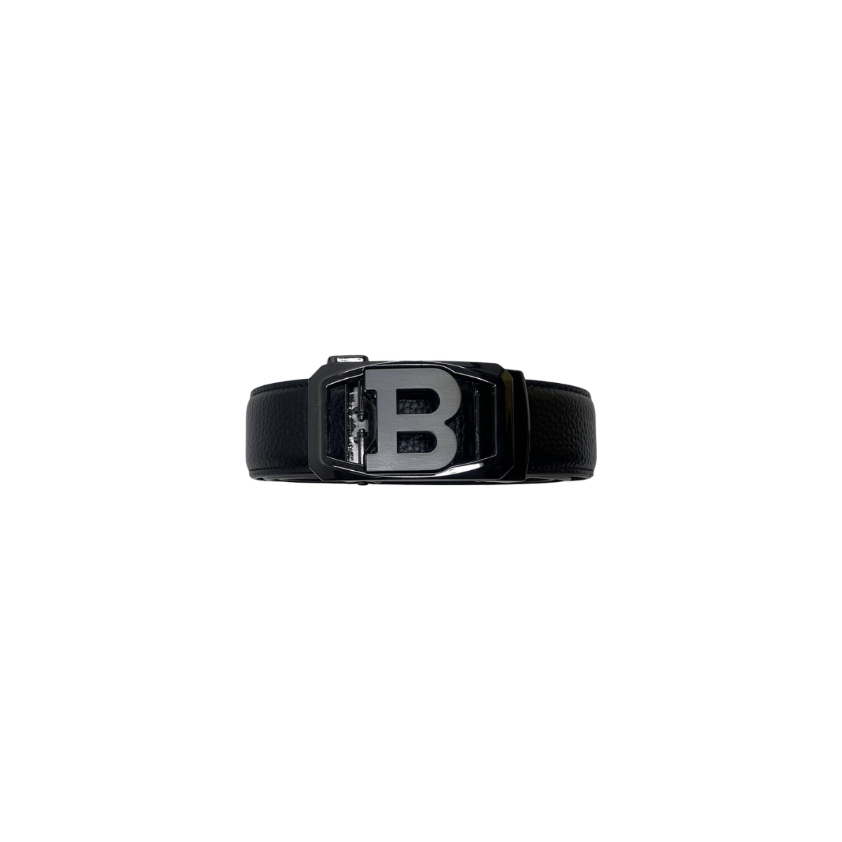 Double Color Metal Automatic Belt for Effortless Style A-2524 - LEMON DENIM