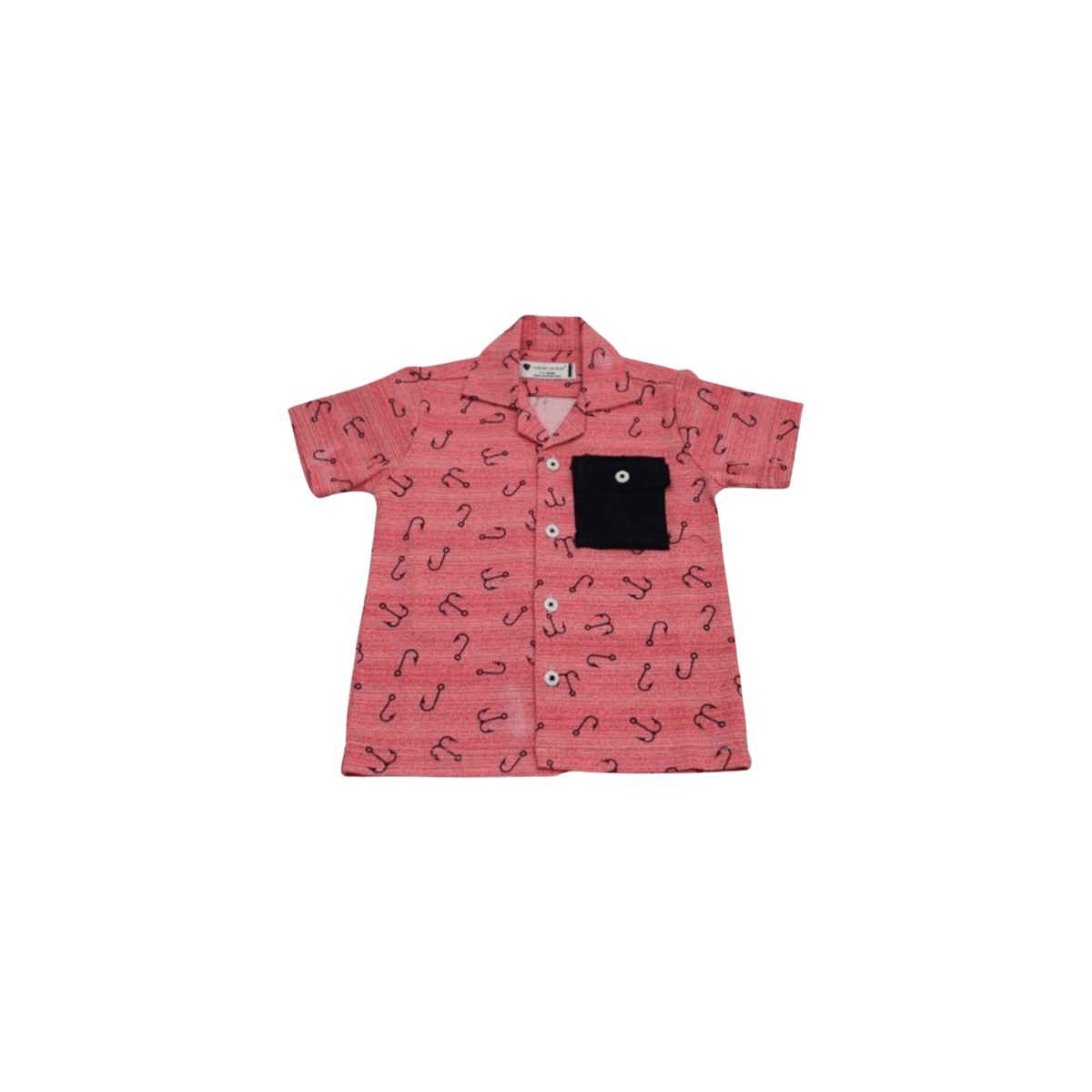 Kids Cotton Co-Ord Set - Printed Cotton Outfit for Kids A-2728/29 - LEMON DENIM