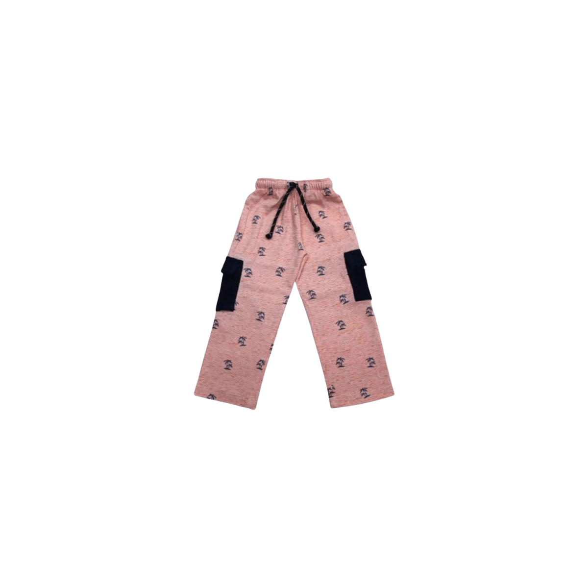 Kids Cotton Co-Ord Set with Fun Prints A-2730/31 - LEMON DENIM