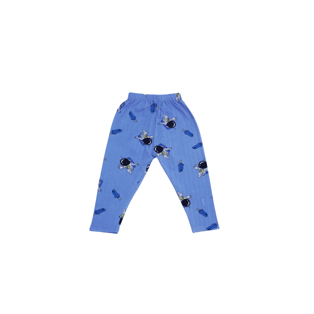 Sky Blue Kids Printed Suit - LEMON DENIM