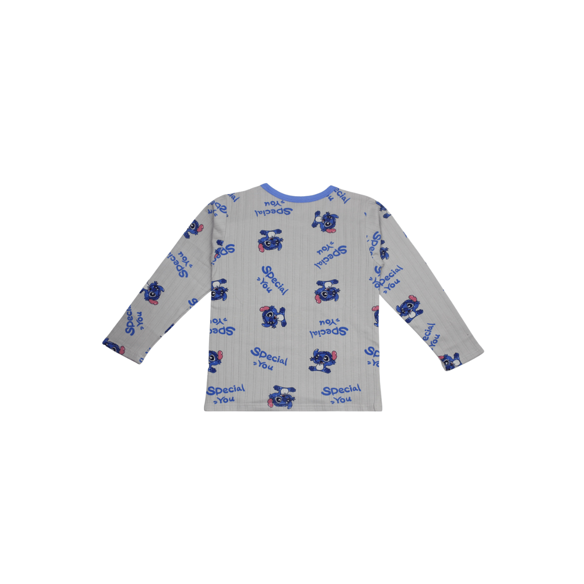 Fone Kids Printed Suit 2420 - LEMON DENIM