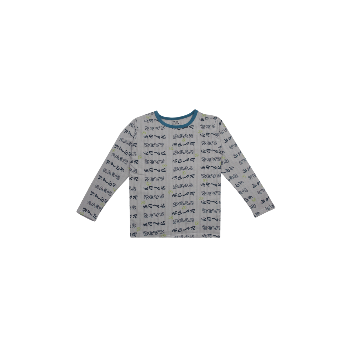 Grey Kids Printed Suit - LEMON DENIM