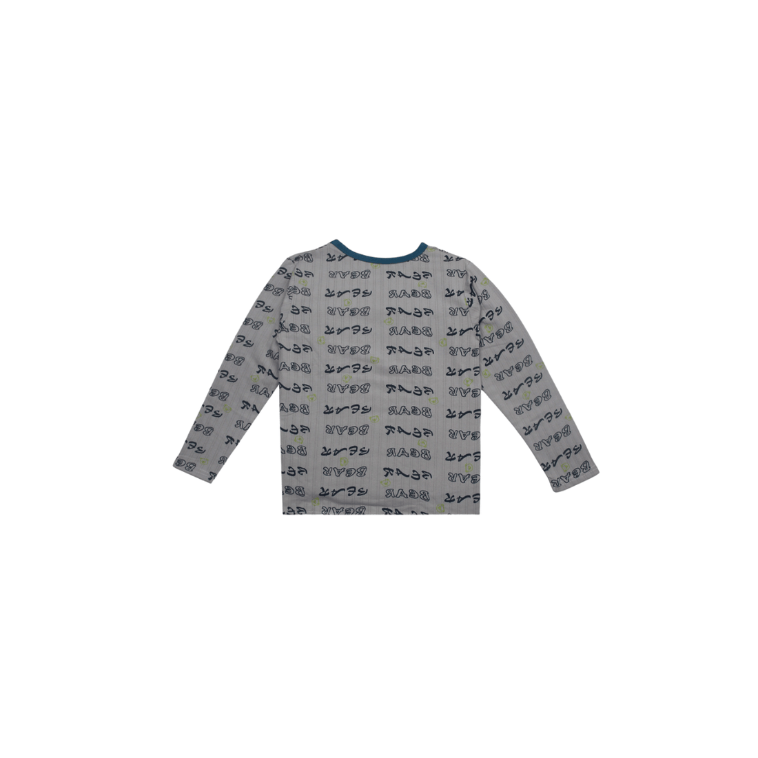 Grey Kids Printed Suit - LEMON DENIM