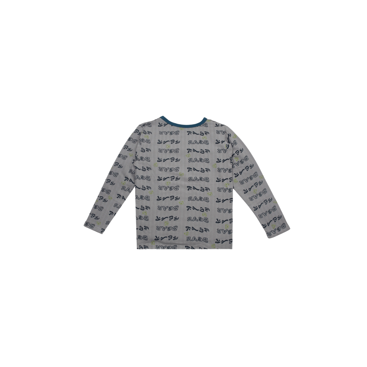 Grey Kids Printed Suit - LEMON DENIM