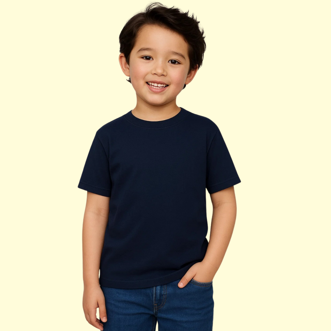 Boys Basic Tee (LT-140-A-3050) - Essential Style for Every Young Boy