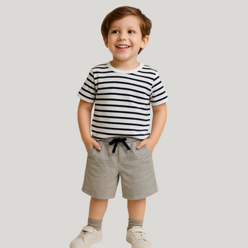 Boys Cotton Shorts A-3421 Comfortable and Stylish Kids Wear
