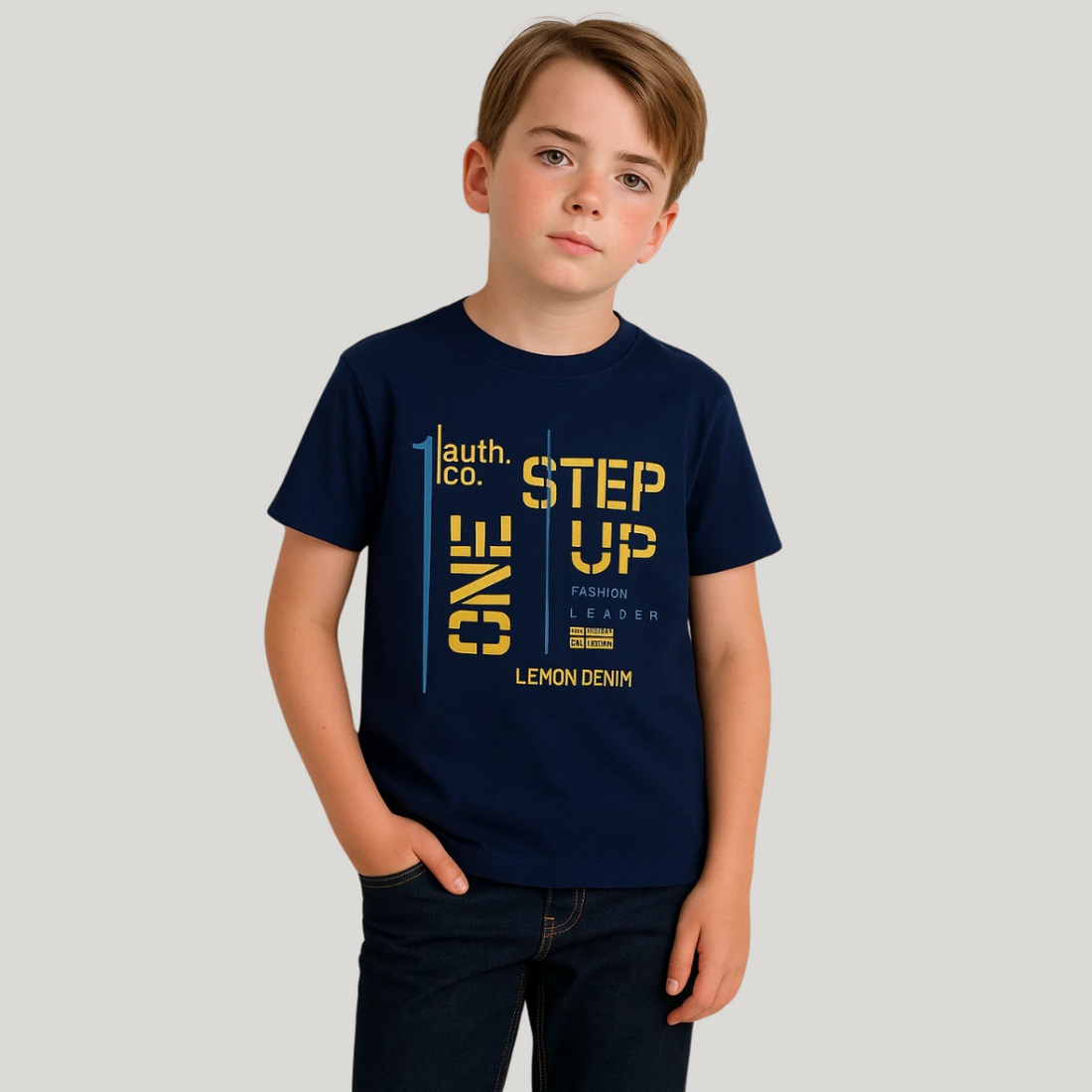 KIDS GRAPHIC T-SHIRT D01 A-1539 - Trendy Kids Graphic T-Shirt for Creative Style