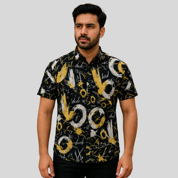Men's Printed Casual Shirt (A-1403)