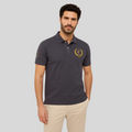 Mens Embroidered Contrast Polo (A-3460)