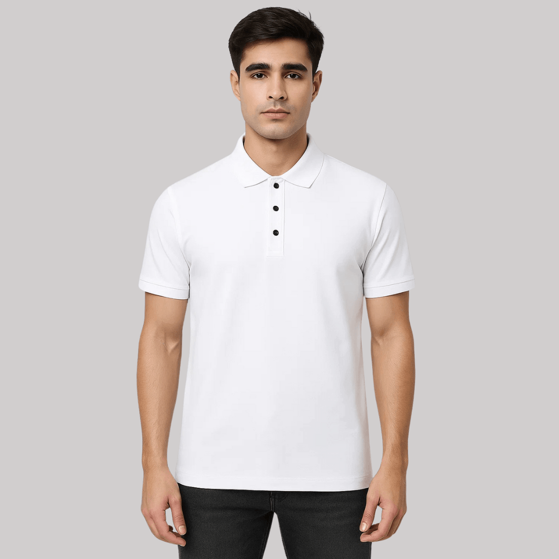 Mens Lycra Fabric Polo (A-3519)