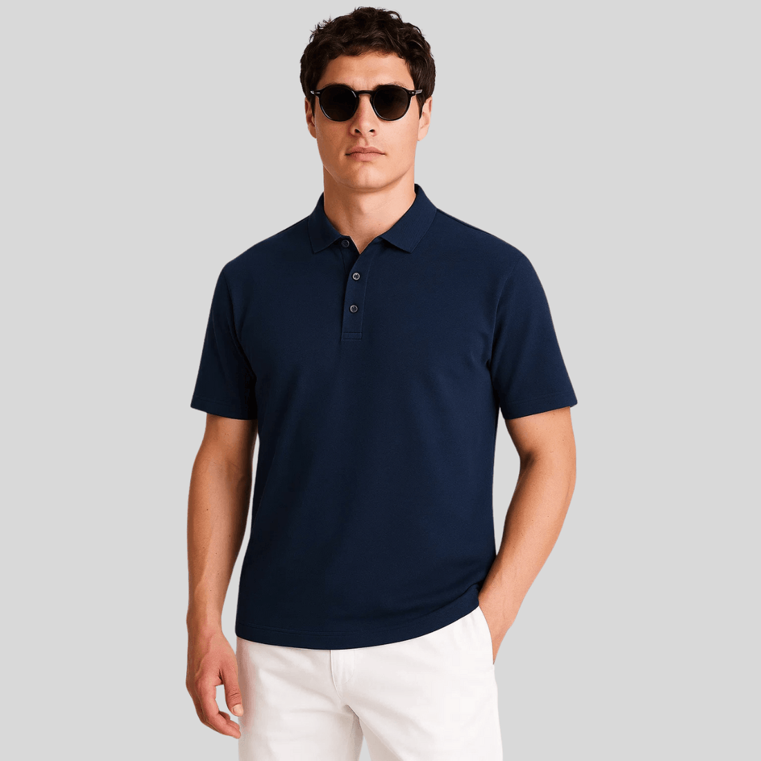 Mens Lycra Fabric Polo (A-3519)