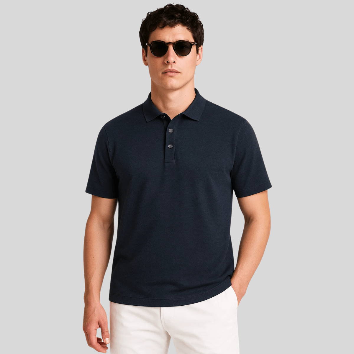 Mens Lycra Fabric Polo (A-3519)