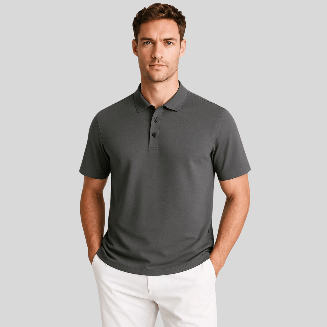 Mens Lycra Fabric Polo (A-3519)