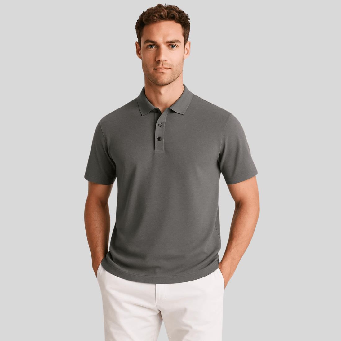 Mens Lycra Fabric Polo (A-3519)