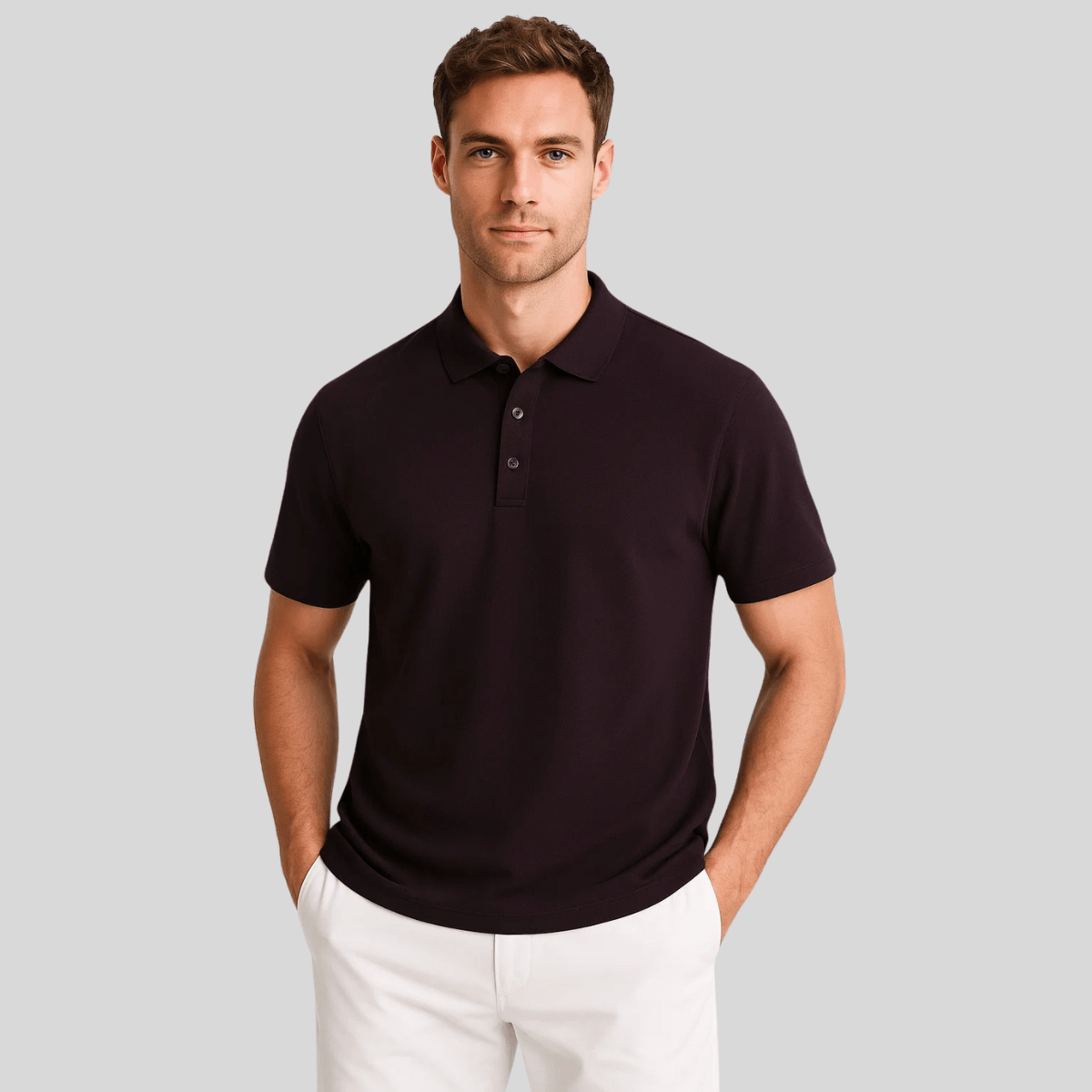 Mens Lycra Fabric Polo (A-3519)