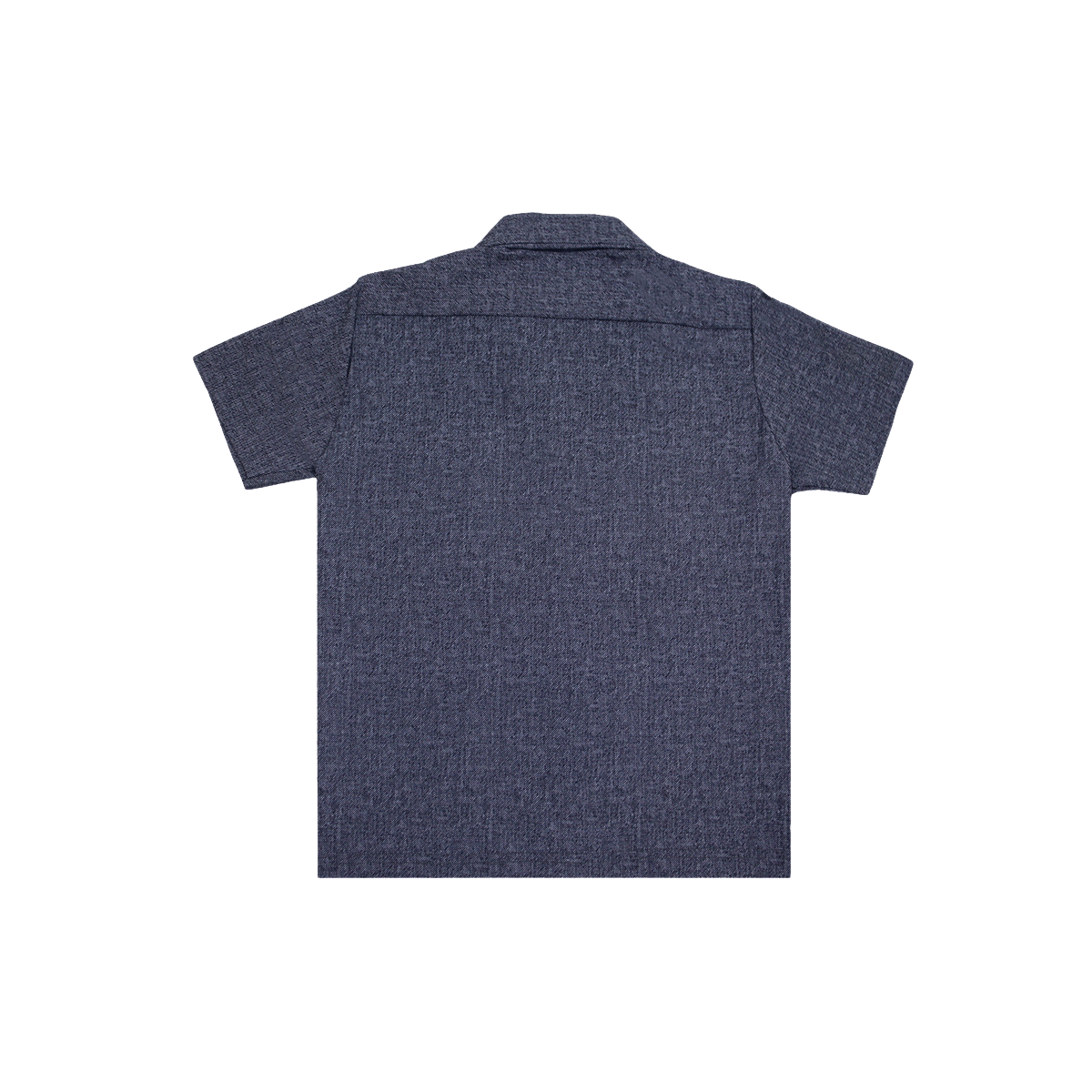 Boys Self Cuban Collar Dry-Fit Shirt A-1935 - LEMON DENIM