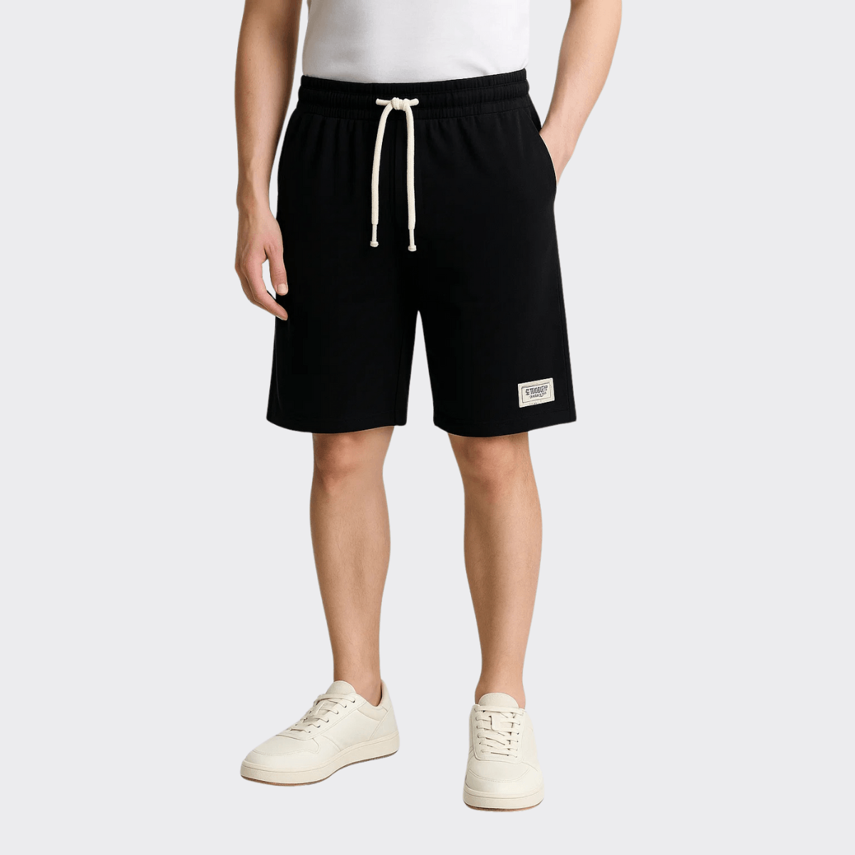 Mens Thermal Fabric Short (A-3252) - LEMON DENIM