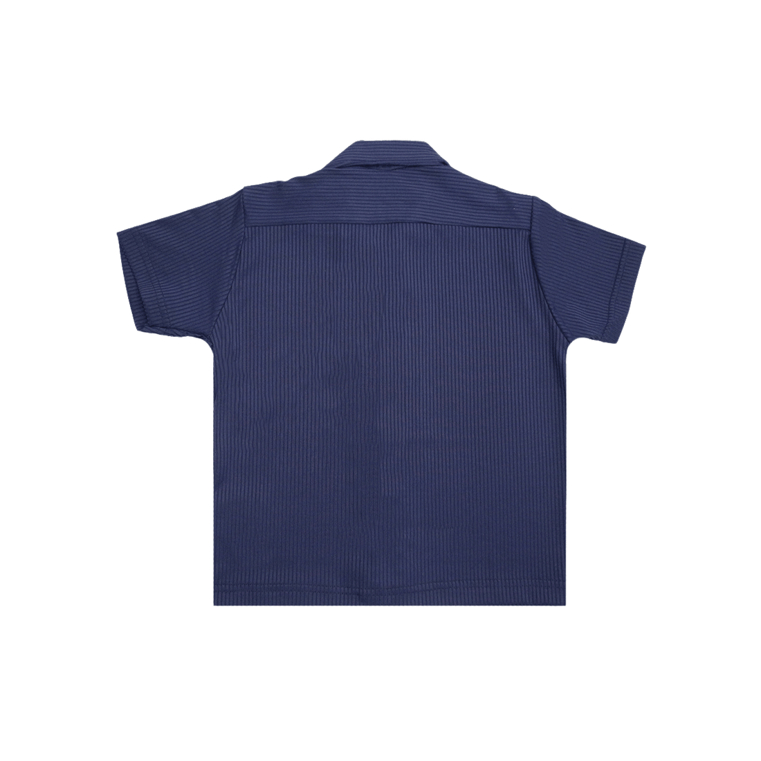 Boys Blue Cuban Dry-Fit Shirt A-1932