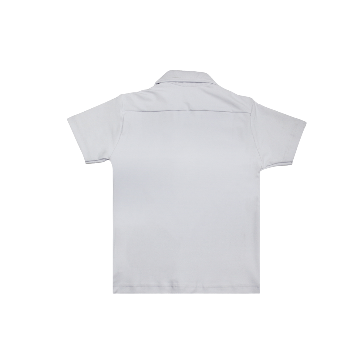Boys White Dry-Fit Shirt for Comfortable and Stylish Wear A-1928 - LEMON DENIM