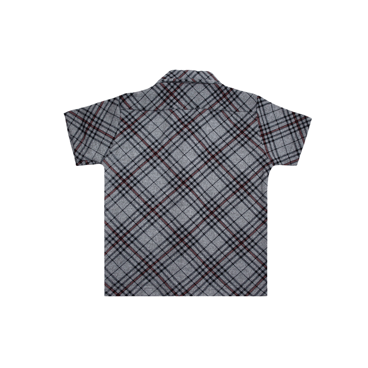 Boys Striped Cuban Collar Dry-Fit Shirt A-1934 - LEMON DENIM